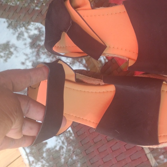 Sandals high heels wedges - Picture 4 of 6